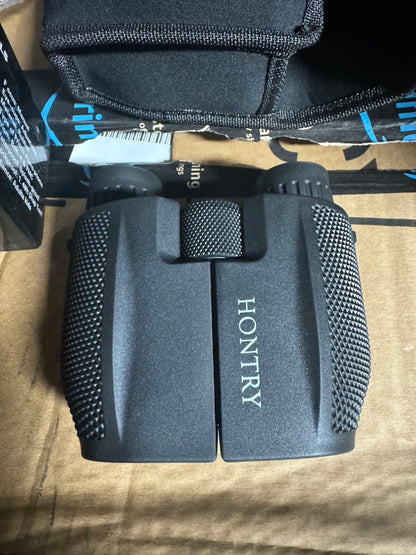 Hontry Binoculars for Adults and Kids, 10x25 Compact Binoculars for Bird Watc...