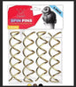 2pack Golden Color Fast & Easy Bun Maker Metal Spiral Bobby Pins (8 CT/pack)
