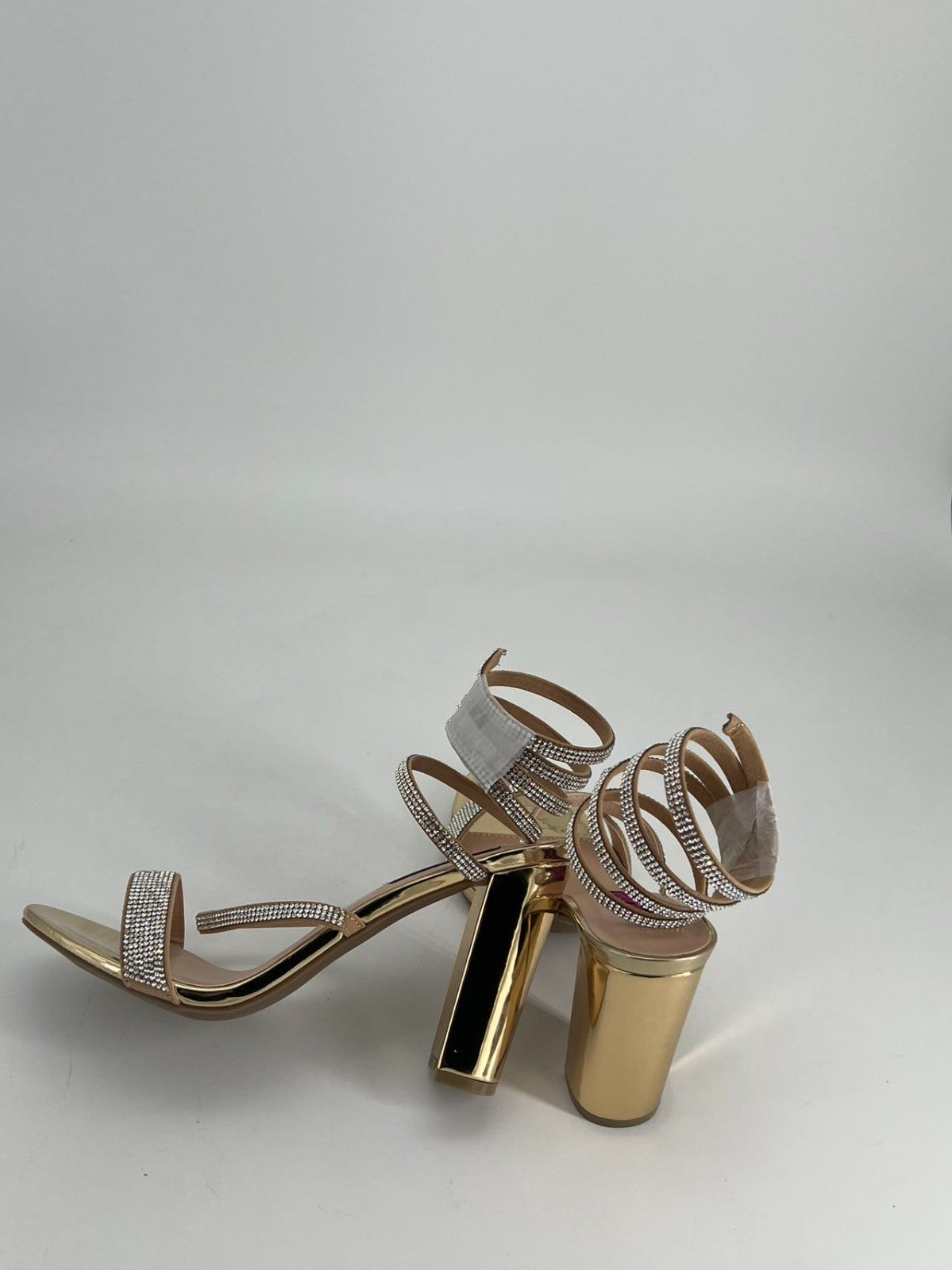 Diamond Crystal Straps Womens Heels Sandals size 8.5