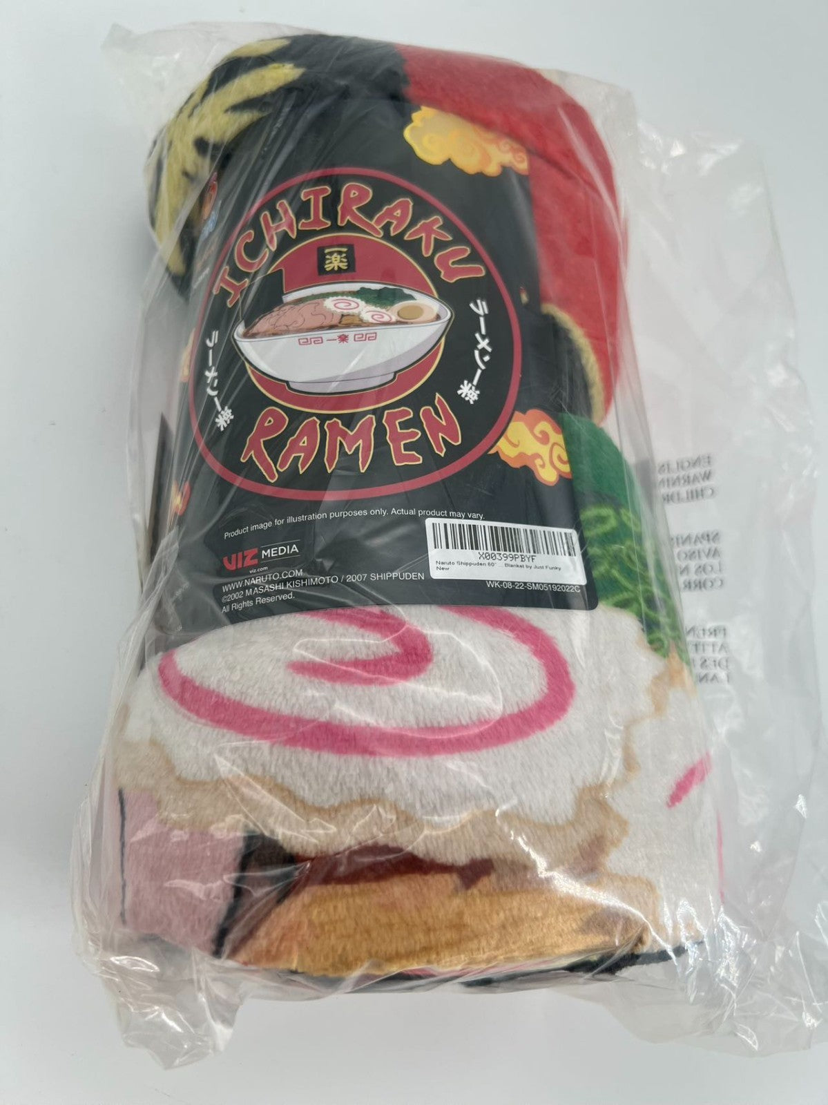 Naruto Shippuden Ichiraku Ramen Logo Round Throw