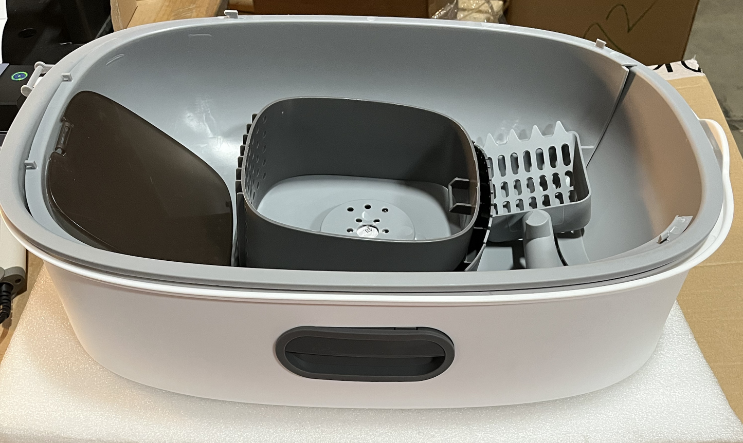 Closed Cat Litter Box, Splash Proof, Odor Isolation Dual-purpose Foldable Design