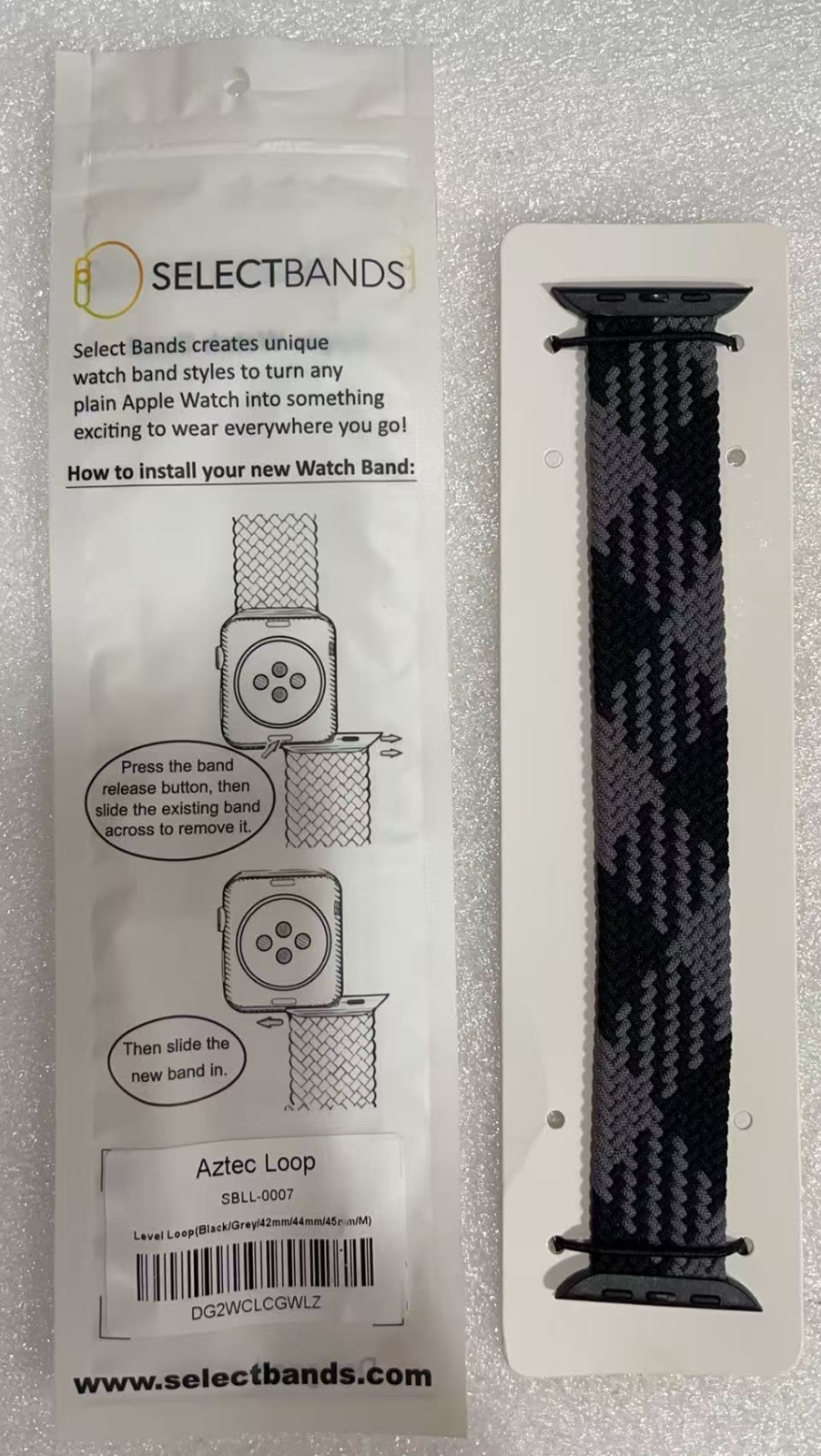 Apple Women's Watch Level Loop(Black/Grey/42mm/44/mm/45mm/M)