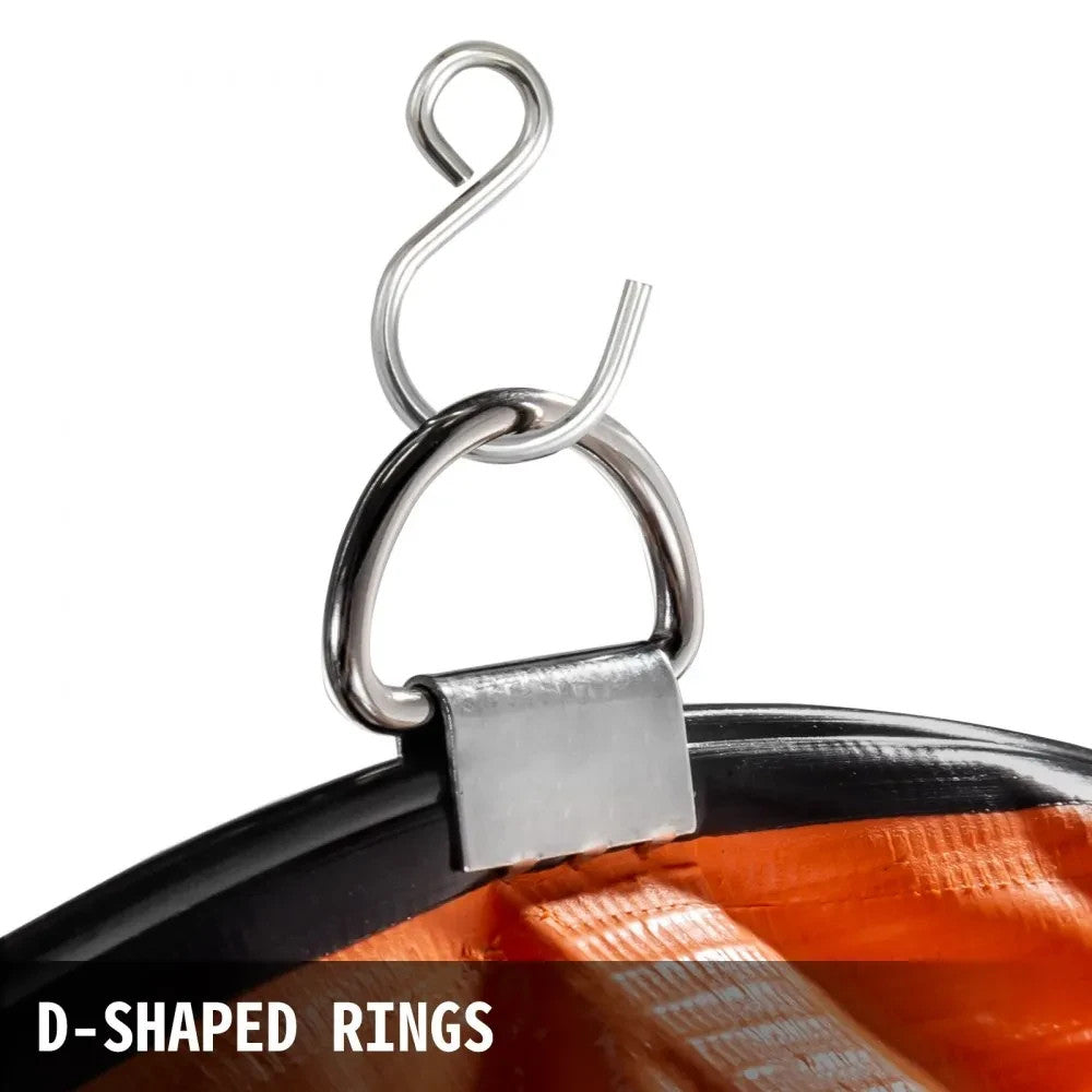 16 FT PVC Flexible Duct Hosing for 12 INCH Exhaust Fan (12IN 16FT)