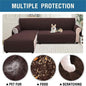 Waterproof Sofa Covers Color: Brown.