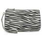 New Daisy Rose Cosmetic Travel Bag (Grey Zebra)