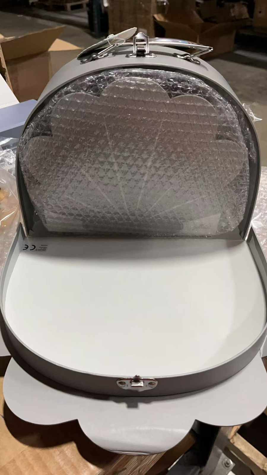 Jollein suitcase gray set of 2