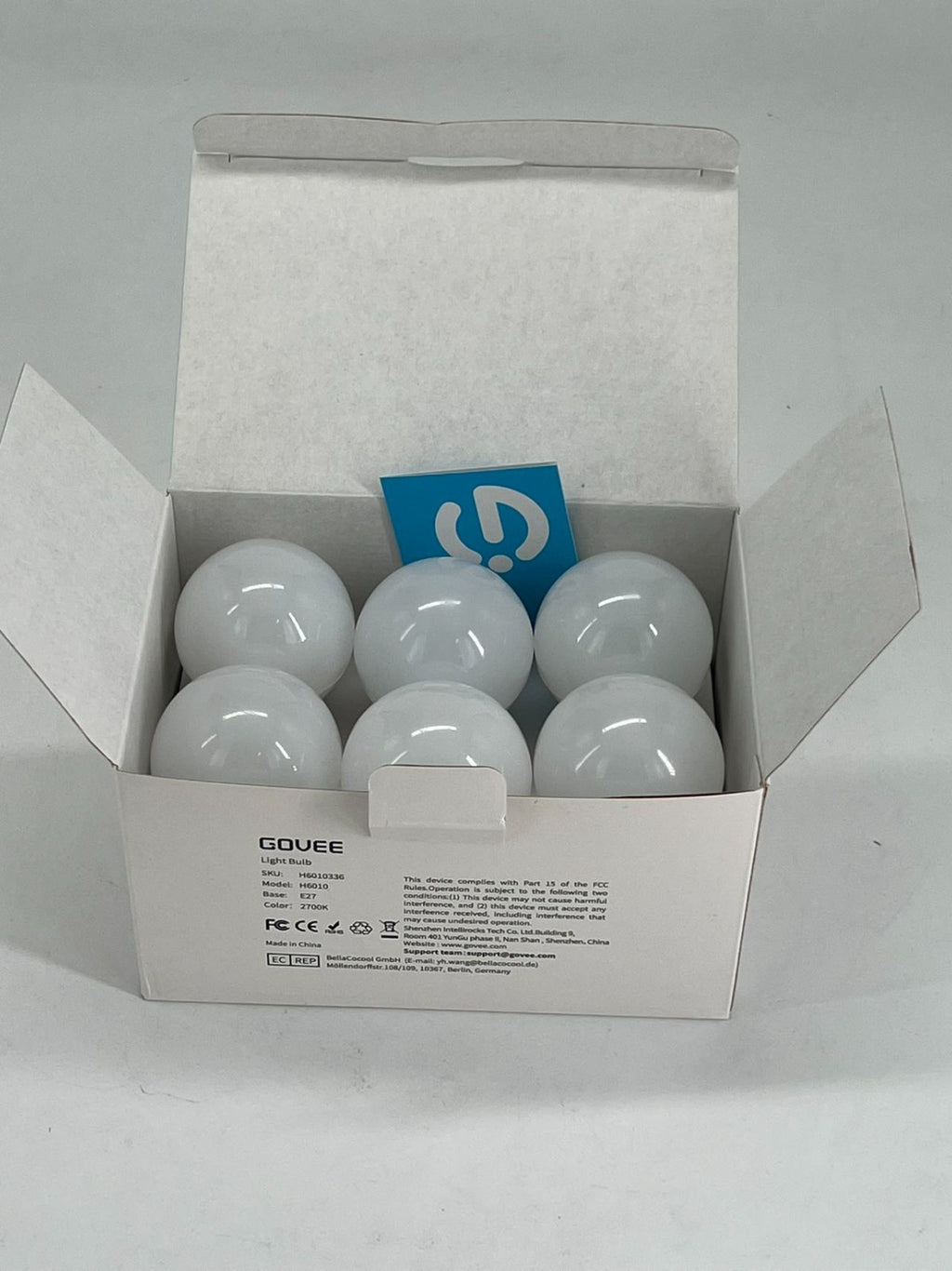 (6 Pack) Dimmable Led Filament Lamps, H6010, High BUIb, E27; Soft White; Medium.