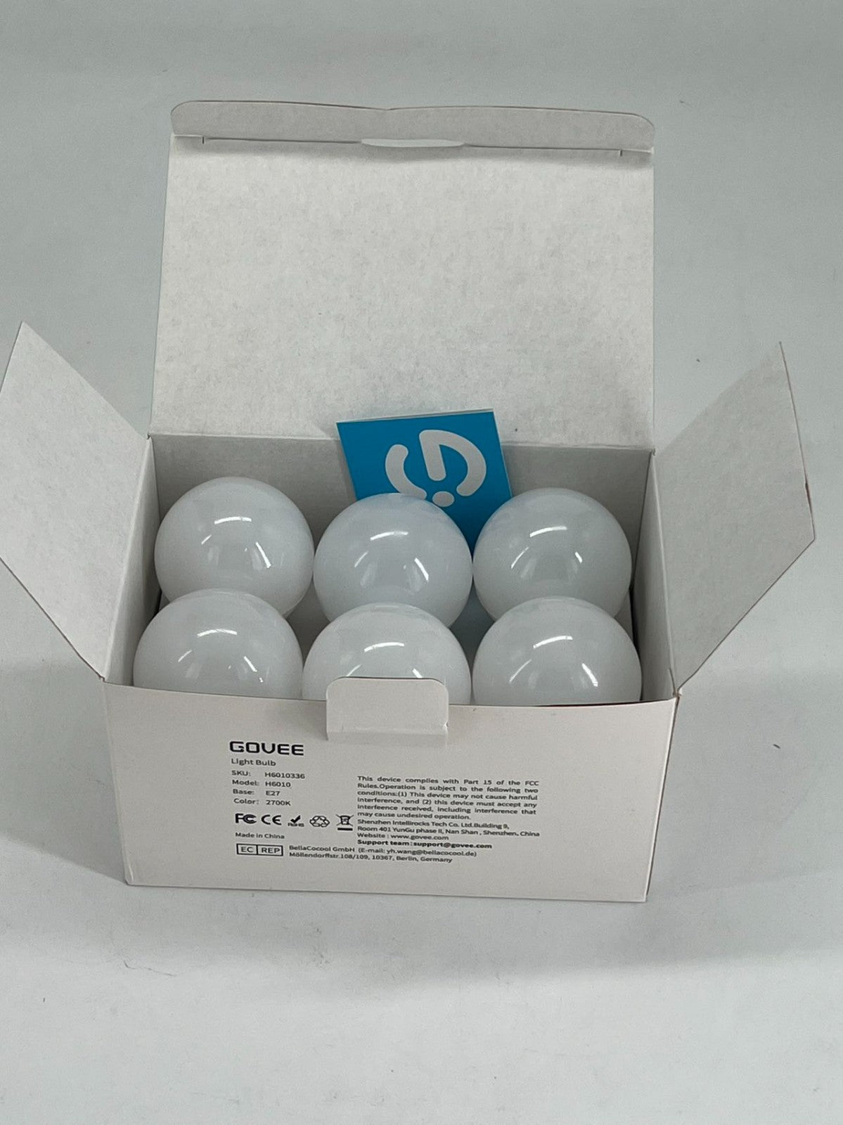 (6 Pack) Dimmable Led Filament Lamps, H6010, High BUIb, E27; Soft White; Medium.