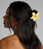 Floral Hair Claw Sweet Colorful Resin Flower Hair Clip for Daily Styling