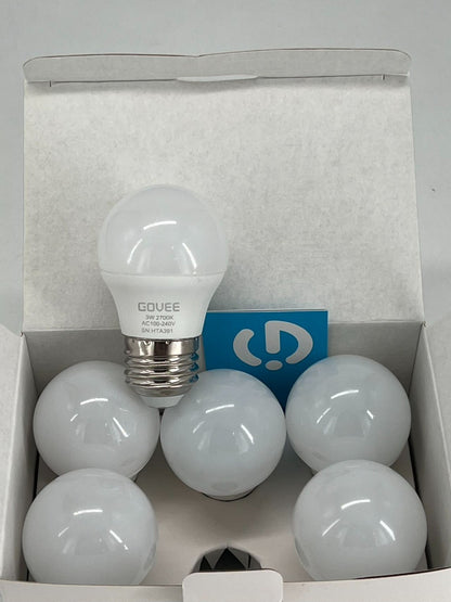 (6 Pack) Dimmable Led Filament Lamps, H6010, High BUIb, E27; Soft White; Medium.