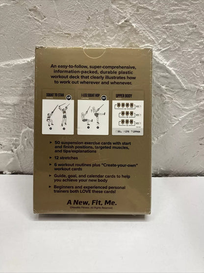 New Me Fitness Suspension Exercise Cards Volume 2 50 Suspension 12 Stretches