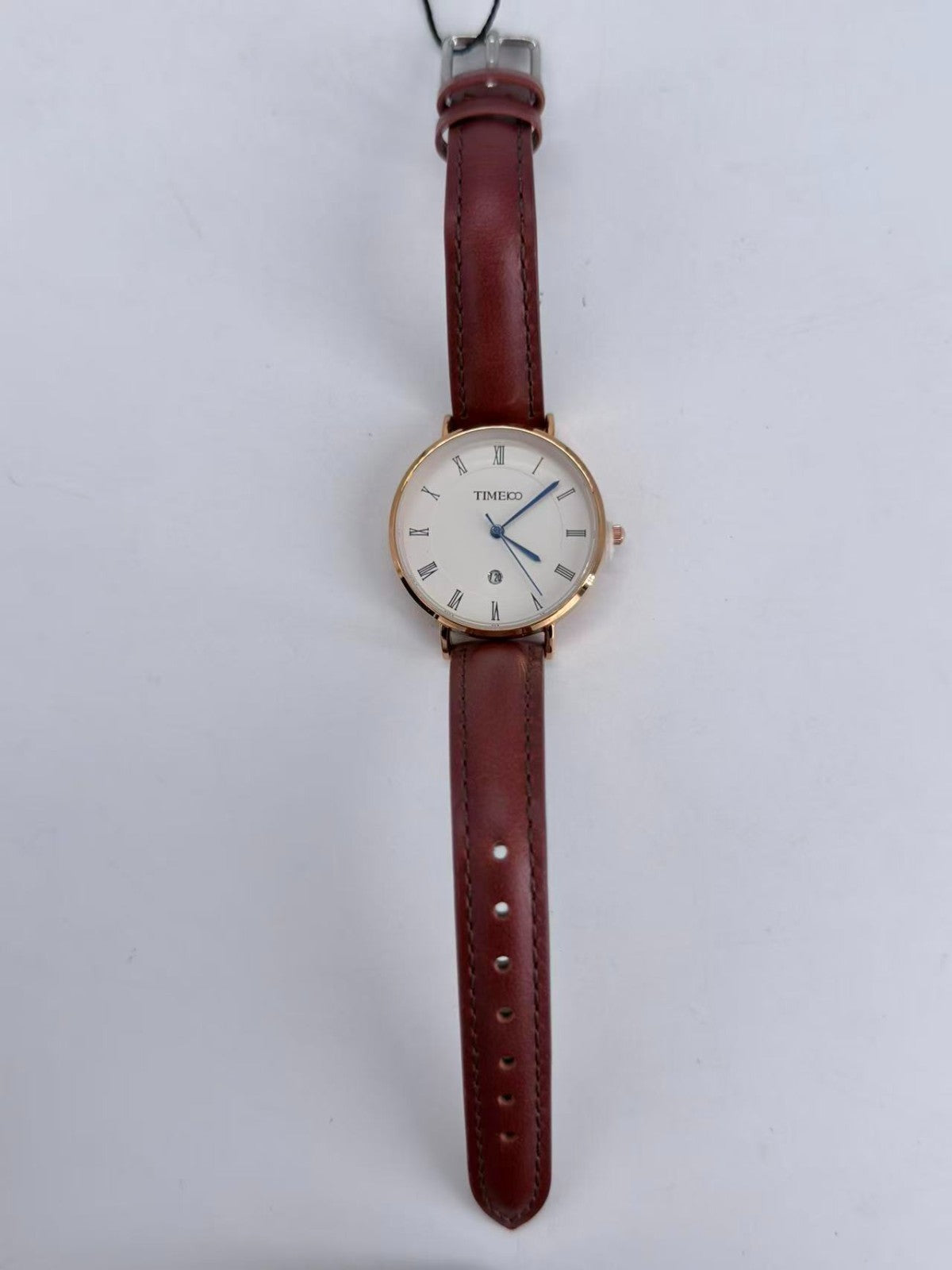 Women's Watch Quartz Watch for Women Leather Strap Calendar Display