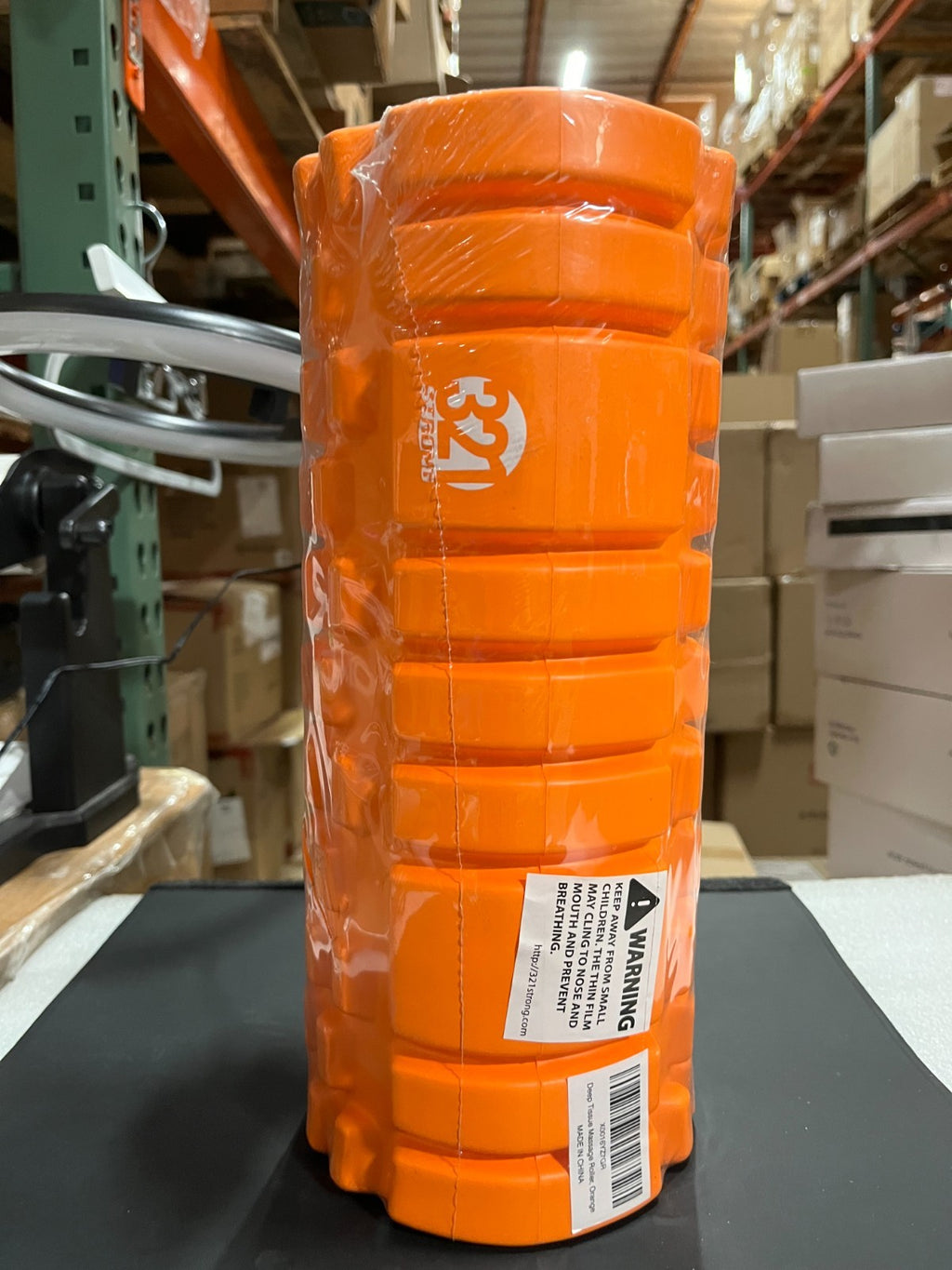 Foam Roller – Medium Density Deep Tissue Massager  Orange 12.5“x 5.5”