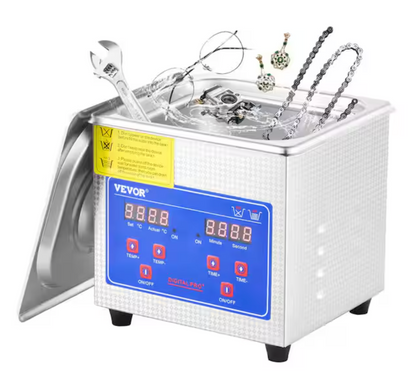Ultrasonic 15L with Digital Timer Professional Ultrasonic Cleaning machine 40khz