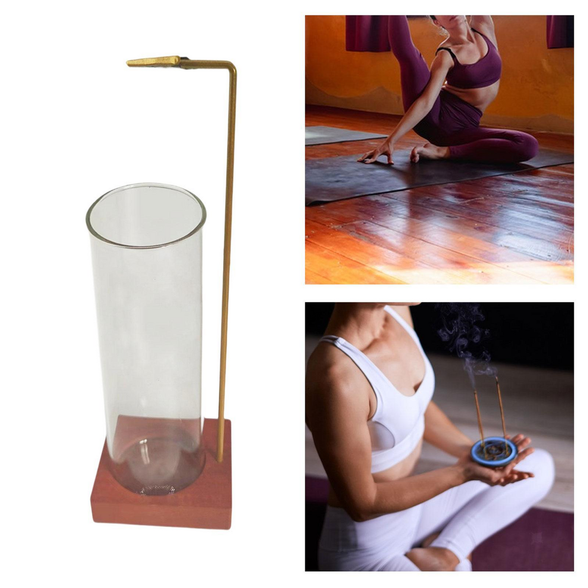 Removable Glass Ash Absorber Ash Absorber Incense Stand