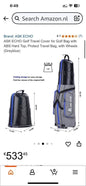 ASK ECHO Golf Bag with Wheels -  used open box