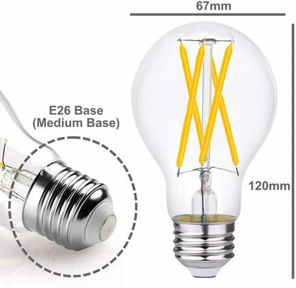 Dimmable LED Light Bulb, 12 Watt, Medium Base E26 2700K (Warm White)