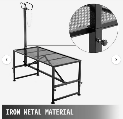 Animal Cutting Stand Vevor 51x23" Metal Base for Sheep Goats