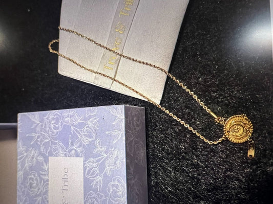 18 k gold plated