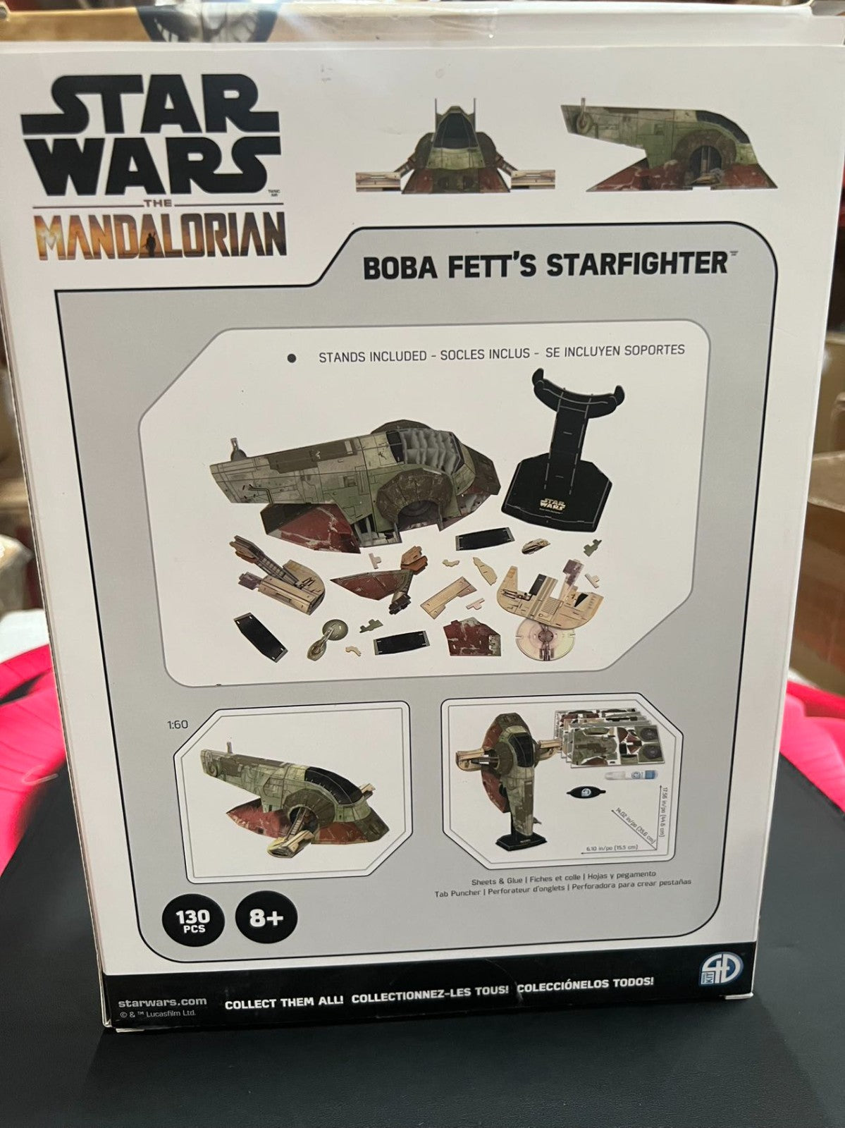 4D Puzzle – Star Wars: The Mandalorian: Boba Fett’s Starfighter – 130 Paper Mode