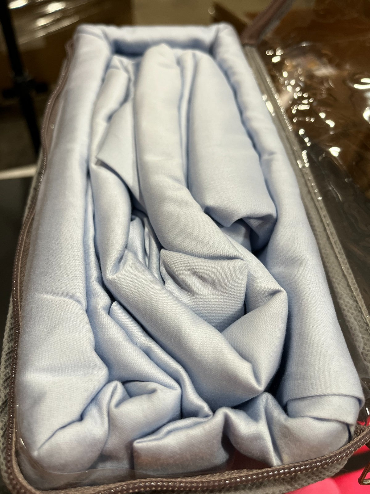 Organic Cotton King Sheet Set 350 TC Arctic Ice, 108”x102”, 78”x80”x15”, 20”x40