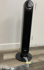 used- WDR-TF007 90 Degree Oscillating Standing Fans With Remote, Black/Silver