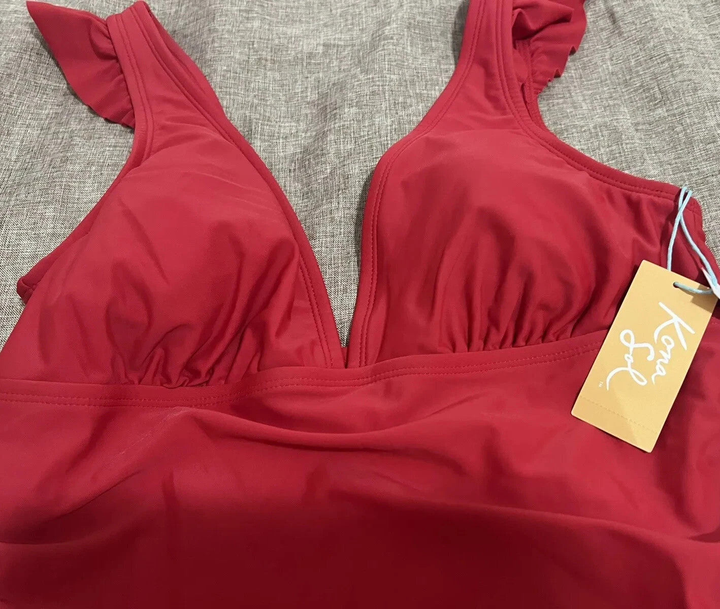 Kana Sol Red/ One Piece Swimsuit tummy control size M