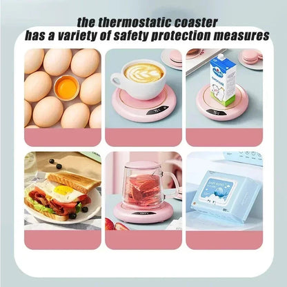 Coffee Mug Warmer Auto Shut Off Desk Mug Electric Warmer Thermostat Coaster