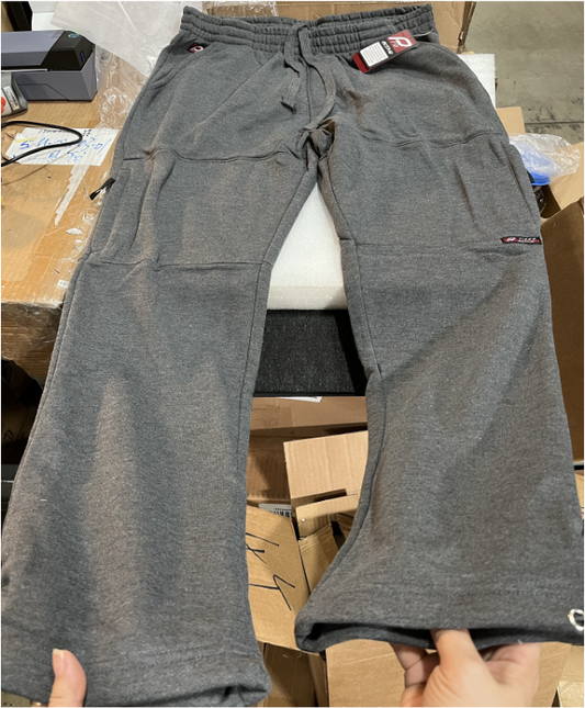 Big Boys Fleece Cargo Sweatpants Charcoal Male  |  Size XL