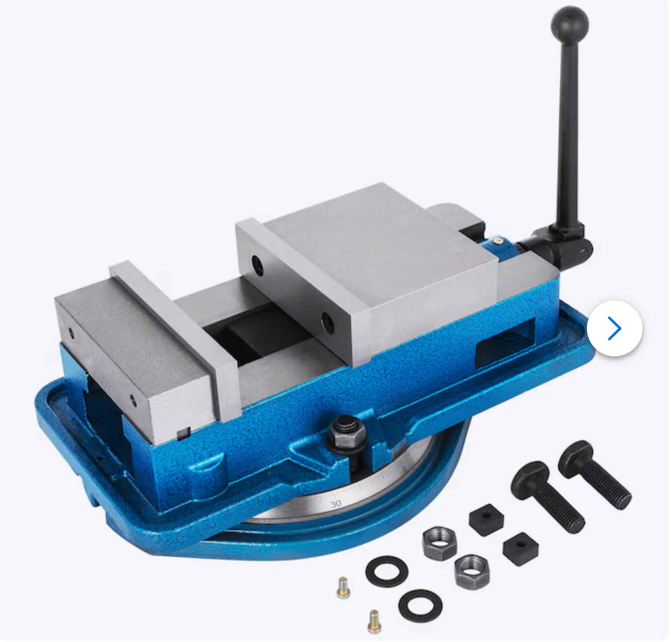 Heavy Duty Milling Vise 3 in. Bench Clamp Vise with 360 Degree Swiveling Base