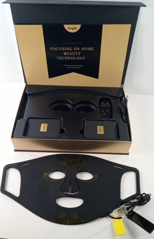 KINGDO LED Light Therapy Facial Mask New/Open Box