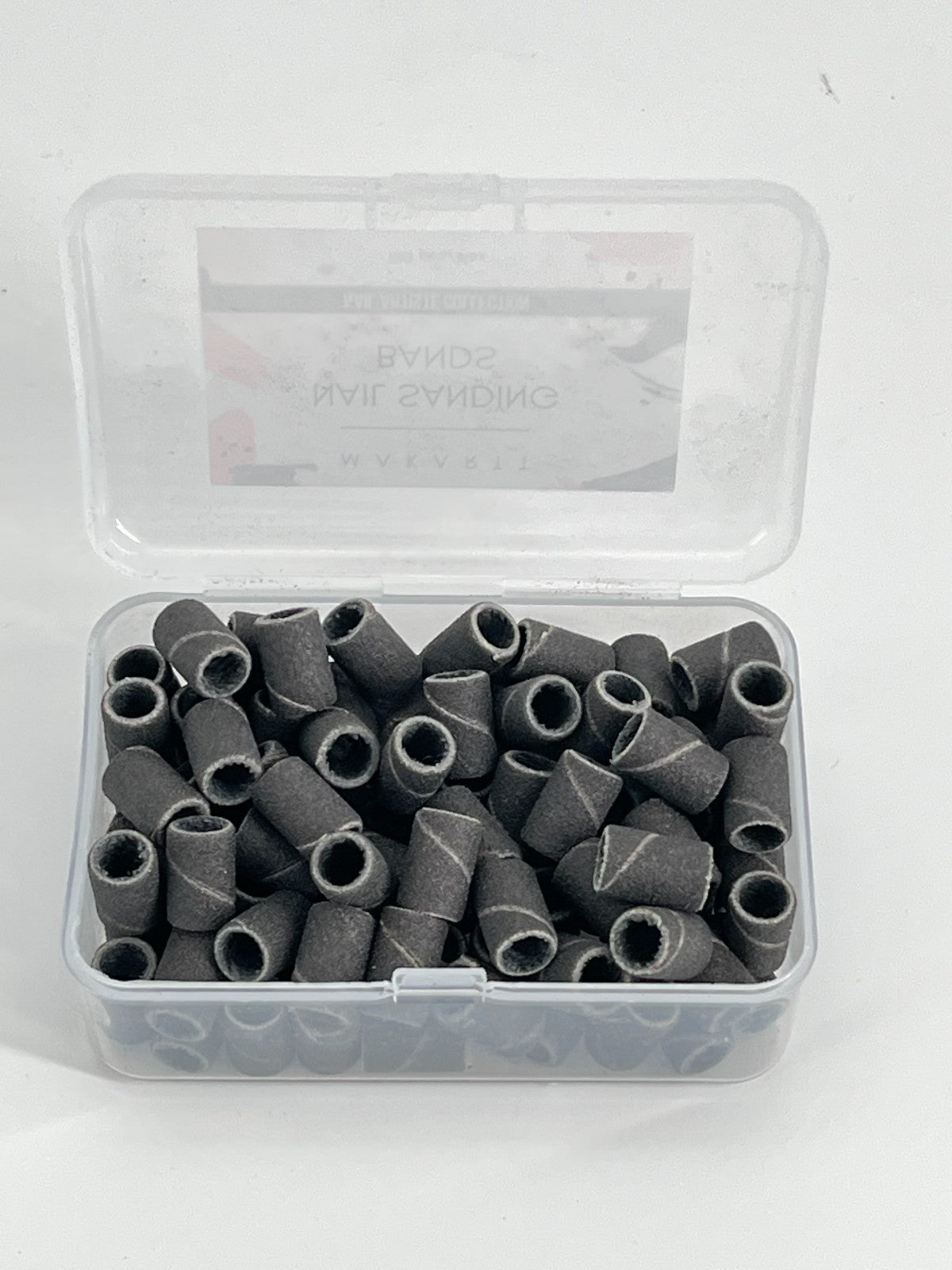 100 Pcs/set Black Nail Drill Sanding Bands #240 Manicure Tool