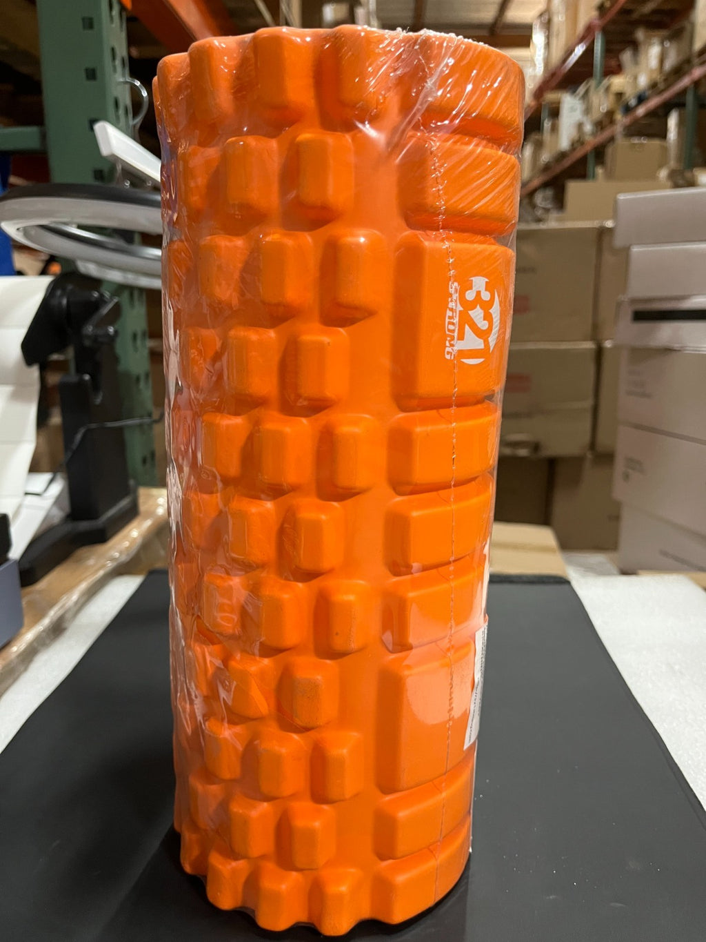 Foam Roller – Medium Density Deep Tissue Massager  Orange 12.5“x 5.5”