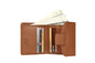 TRI-FOLD WALLET - RFID BLOCKING PROTECTION COLOR — Brown