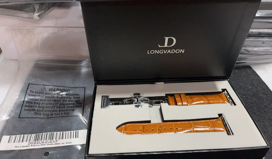 Watch Band Whiskey Brown/Silver