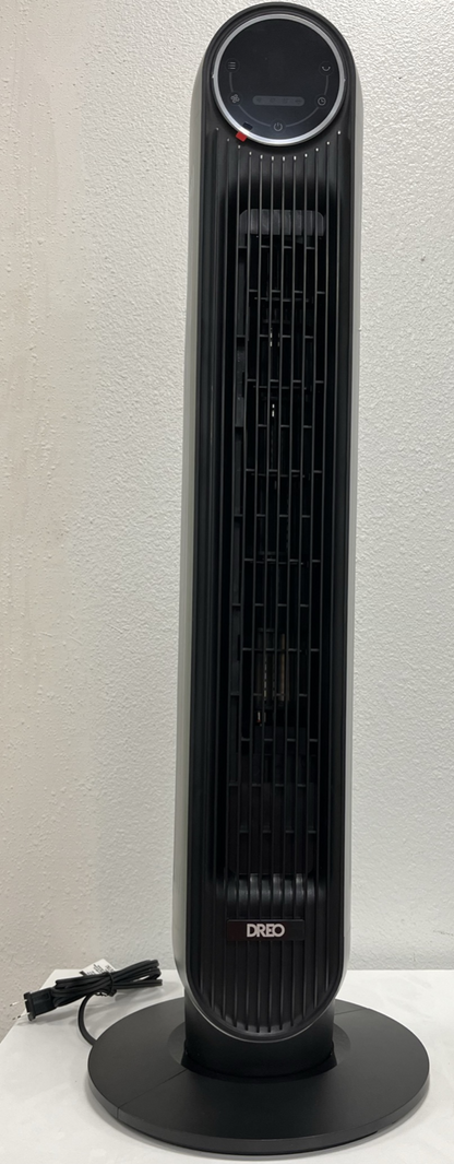 DTTF07 Nomad 36" Quiet Bladeless Tower Fan Black /Silver - open box