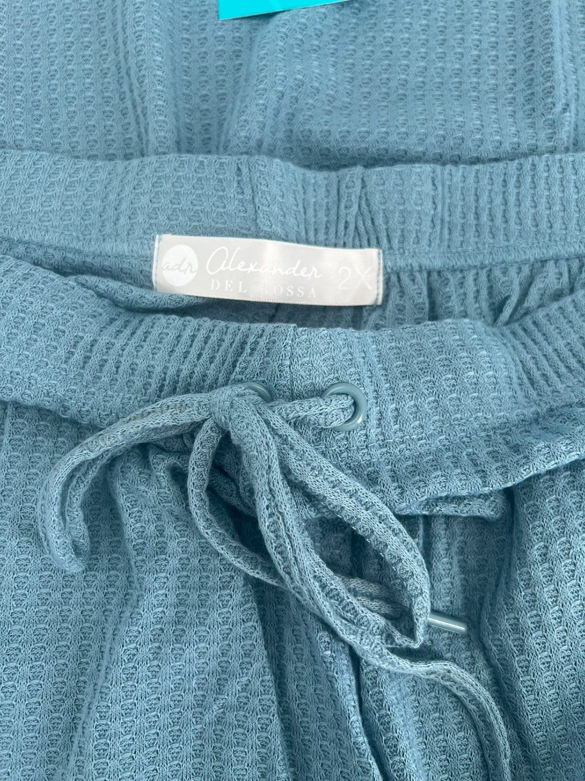 Women's Satin Sleeveless Top & PJ Shorts Pajamas Set Sky blue Size 2XL
