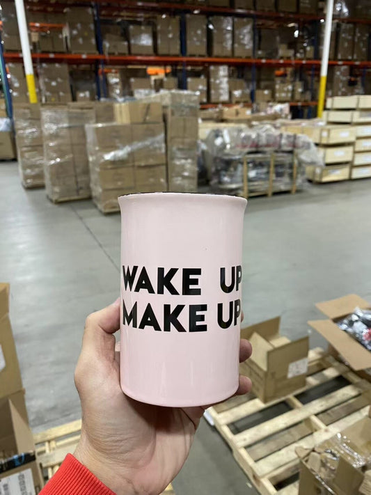 ‘Wake Up Make Up’ Cylindrical Organizer NWOT