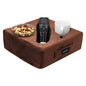 Sofa Buddy Convenient Couch Cup Holder Couch Caddy Sofa Cup Holder Suede Brown