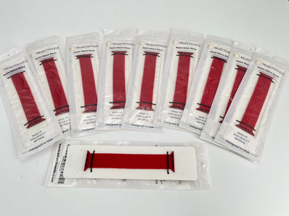 10-Pack  XS   Red  Loop Watch Bands 0.8 x 5.1 Inch , Fits 38mm/40mm/41mm