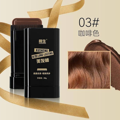 Cover gray hair, comb and dye at the same time, hair salon