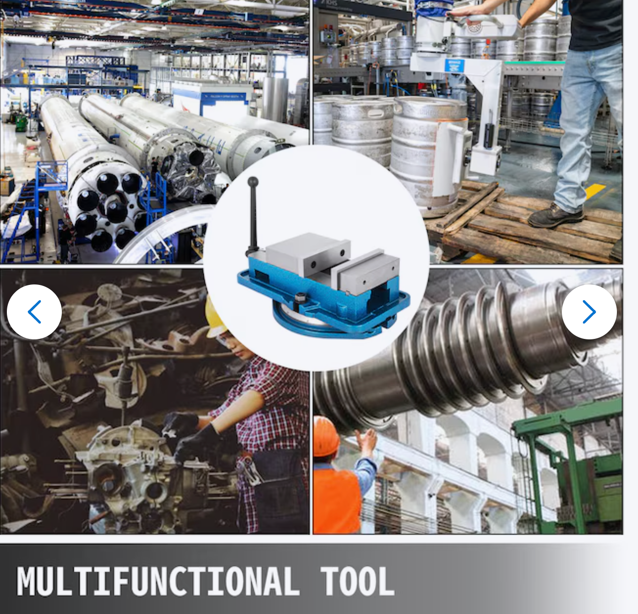 Heavy Duty Milling Vise 3 in. Bench Clamp Vise with 360 Degree Swiveling Base