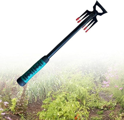 Puller Weeds Pulling Tool for Farm Digging Loosening, Green, 5 Claw