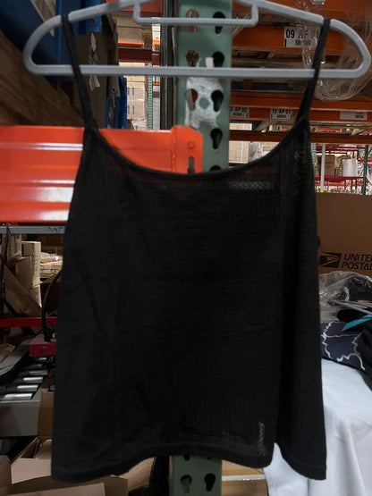Cami Top and Pajama Pants   black Size 2XL