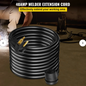 Welder Extension Cord 40 Amp 25 ft. 250 Volt Welding Power Cord with NEMA 6-50