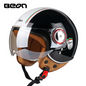 Motorcycle Helmets Half Open Face 3/4 Vintage Scooter Helmet Moto Casco