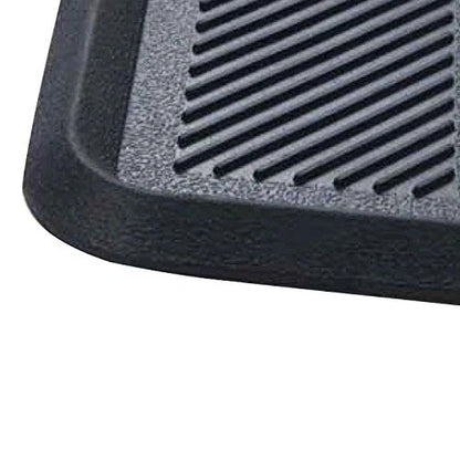 Durable 32 x 16 Inch Rubber Boot Tray Mat for Indoor Outdoor Use