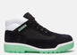 Timberland Men's CNSTNT: DVLPMNT WaterproofField Boot Black Suede/Green Size 10