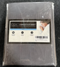 CGK Unlimited Single Soft Comfort Flat Sheet Dark  Grey  Full
