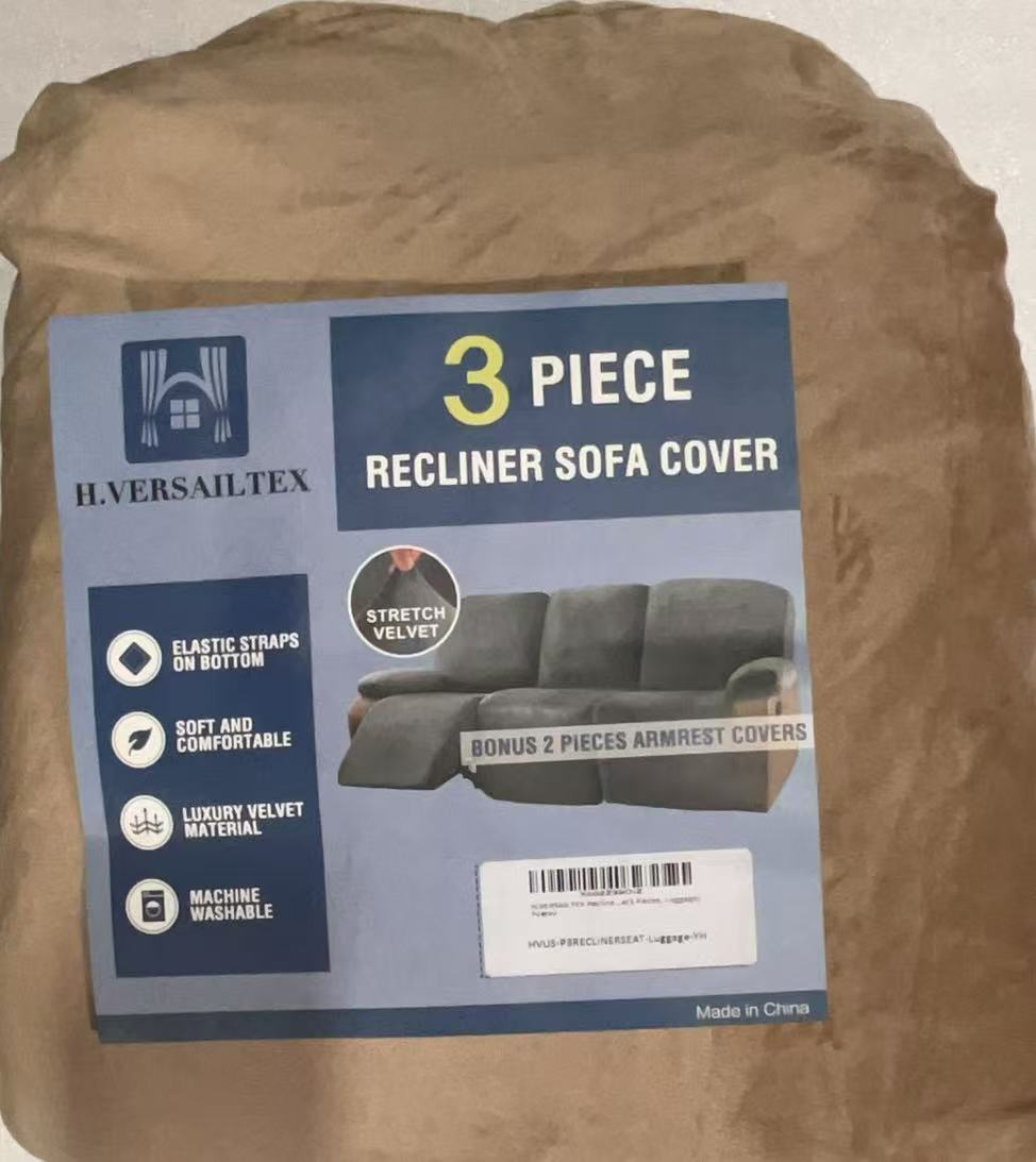 H.VERSAILTEX  Recline 3 PIECE  Taupe Brown